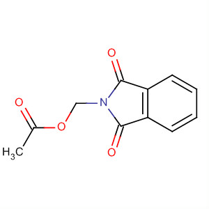 Structure of 1H-Isoindole-1,3(2H)-dione, 2-[(acetyloxy)methyl]-