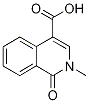 2-Methyl-1-oxo-1,2-dihydroisoquinoline-4-carboxylic acid结构式