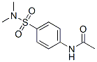 Structure of N-[4-[(dimethylamino)sulphonyl]phenyl]acetamide