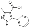 Structure of 3-METHYL-5-PHENYL-1H-PYRAZOLE-4-CARBOXYLIC ACID