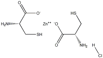 Structure of Zinc Cysteinate Hydrochloride