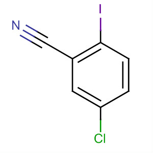 Structure of Benzonitrile, 5-chloro-2-iodo-
