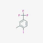 Structure of 1-iodo-2-methyl-4-(trifluoromethyl)benzene