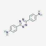 Structure of 4-[6-(4-aminophenyl)-1,2,4,5-tetrazin-3-yl]aniline