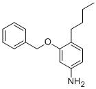 Structure of 3-BENZYLOXY-4-BUTYLANILINE