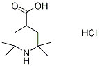 Structure of 2,2,6,6-TETRAMETHYLPIPERIDINE-4-CARBOXYLIC ACID HCL SALT