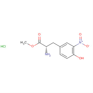 Structure of (S)-Methyl 2-aMino-3-(4-hydroxy-3-nitrophenyl)propanoate hydrochloride