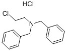 Structure of N-(2-CHLOROETHYL)DIBENZYLAMINE HYDROCHLORIDE