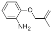 Structure of 2-[(2-methylprop-2-en-1-yl)oxy]aniline