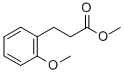 Structure of 2-Methoxyhydrocinnamic acid methyl ester