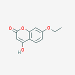 2H-1-Benzopyran-2-one, 7-ethoxy-4-hydroxy-结构式