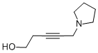 Structure of 5-pyrrolidin-1-ylpent-3-yn-1-ol