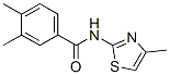 Structure of Benzamide, 3,4-dimethyl-N-(4-methyl-2-thiazolyl)- (9CI)