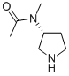 Structure of ACETAMIDE,N-METHYL-N-(3R)-3-PYRROLIDINYL-
