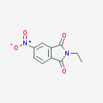 Structure of 1H-Isoindole-1,3(2H)-dione, 2-ethyl-5-nitro-