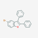 Benzofuran, 5-bromo-2,3-diphenyl-结构式