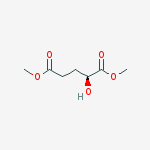 Pentanedioic acid, 2-hydroxy-, dimethyl ester, (2S)-结构式