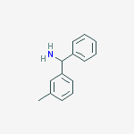 Structure of 1-(3-methylphenyl)-1-phenylmethanamine(SALTDATA: HCl)