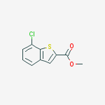 Structure of METHYL 7-CHLORO-1-BENZOTHIOPHENE-2-CARBOXYLATE