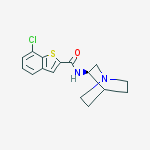 Structure of EVP-6124, 98%