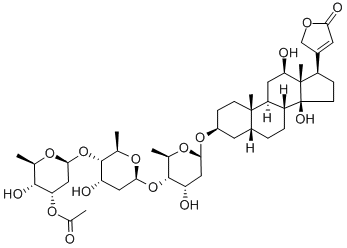 Structure of ALPHA-ACETYLDIGOXIN