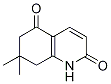 Structure of 2,5(1H,6H)-quinolinedione, 7,8-dihydro-7,7-dimethyl-