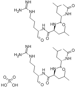 Structure of (s)-2-(2-acetamido-4-methylvaleramido)-n-(1-formyl-4-guanidinobutyl)-4-methy