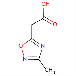 1,2,4-Oxadiazole-5-acetic acid, 3-methyl-结构式