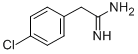 Structure of 2-(4-CHLORO-PHENYL)-ACETAMIDINE