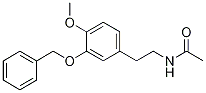 N-[2-[4-methoxy-3-(phenylmethoxy)phenyl]ethyl]Acetamide结构式
