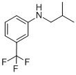 Structure of ISOBUTYL-(3-TRIFLUOROMETHYL-PHENYL)-AMINE
