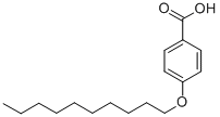 Structure of 4-N-DECYLOXYBENZOIC ACID