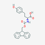 Structure of Benzenebutanoic acid, a-[[(9H-fluoren-9-ylmethoxy)carbonyl]amino]-4-hydroxy-, (R)-