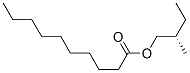Structure of Decanoic acid, 2-methylbutyl ester, (S)-