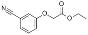 Structure of (3-CYANOPHENOXY) ACETIC ACID ETHYL ESTER