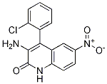 Structure of 3-Amino-4-(2-chlorophenyl)-6-nitro-2(1H)-quinolinone