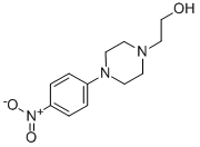 Structure of 2-[4-(4-NITROPHENYL)PIPERAZINO]-1-ETHANOL