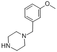 Structure of 1-(3-METHOXYBENZYL)PIPERAZINE