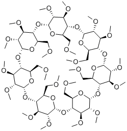 Chemical structure of TRIMETHYL-BETA-CYCLODEXTRIN