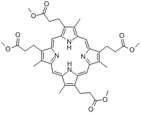 Structure of COPROPORPHYRIN III TETRAMETHYL ESTER