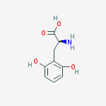 Structure of (S)-2-Amino-3-(2,6-dihydroxyphenyl)propanoic acid