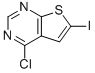 Structure of 4-CHLORO-6-IODO-THIENO[2,3-D]PYRIMIDINE