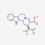 Structure of (15S,16E)-16,17,20,21-Tetradehydro-16-formyl-18,19-secoyohimban-19-oic acid methyl ester