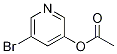 5-broMopyridin-3-yl Acetate结构式
