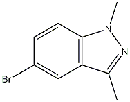 Structure of 5-bromo-1,3-dimethyl-1H-indazole