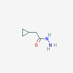 Structure of Cyclopropaneacetic acid, hydrazide