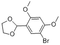 Structure of 1-BROMO-2,4-DIMETHOXY-5-(1,3-DIOXOLAN-2-YL)BENZENE