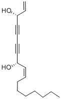 Structure of 1,9-HEPTADECADIENE-4,6-DIYNE-3,8-DIOL