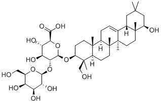 Structure of SOYASAPONIN III