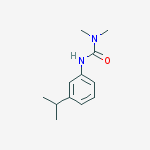 Structure of Urea, N,N-dimethyl-N'-[3-(1-methylethyl)phenyl]-